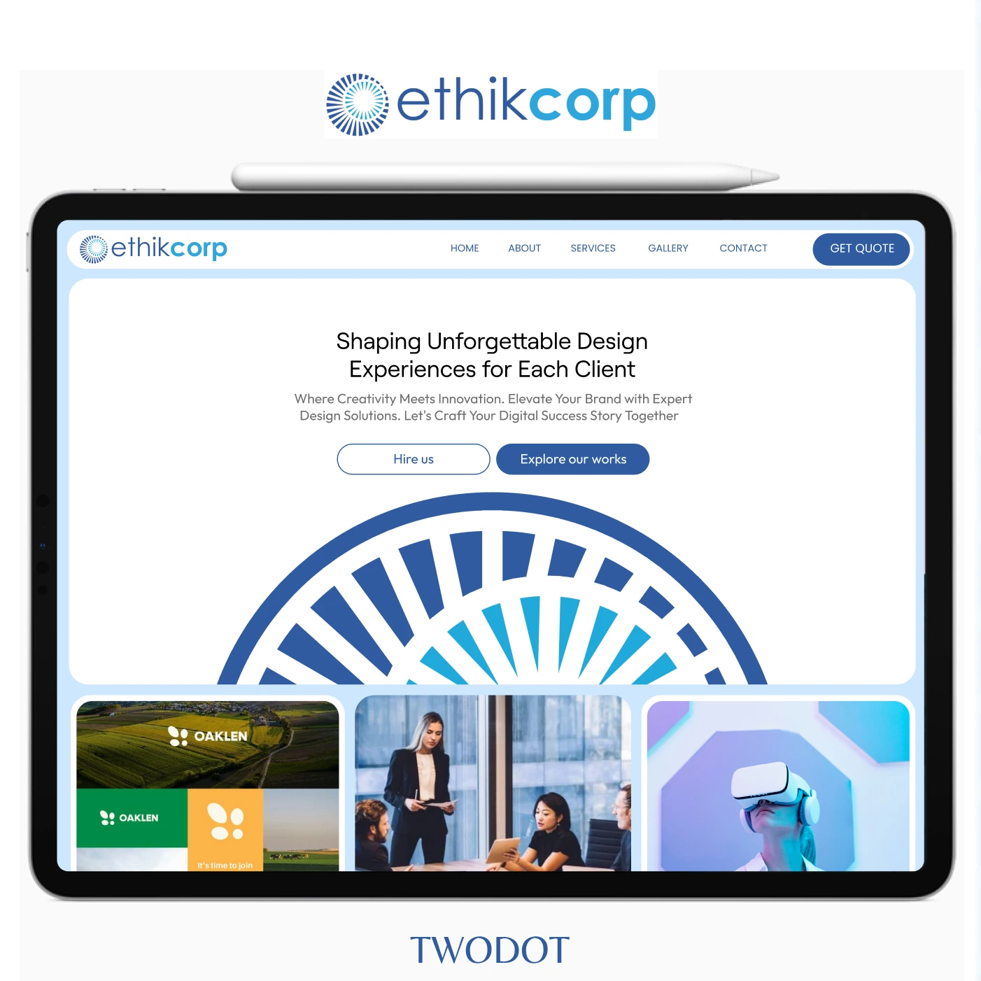 portfolio page