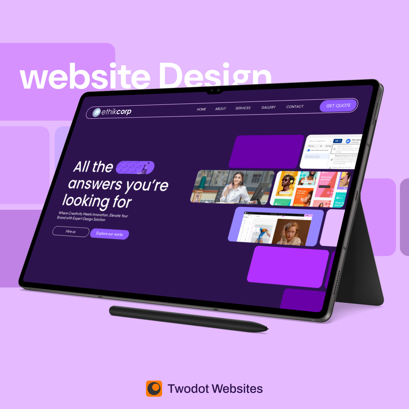 portfolio page