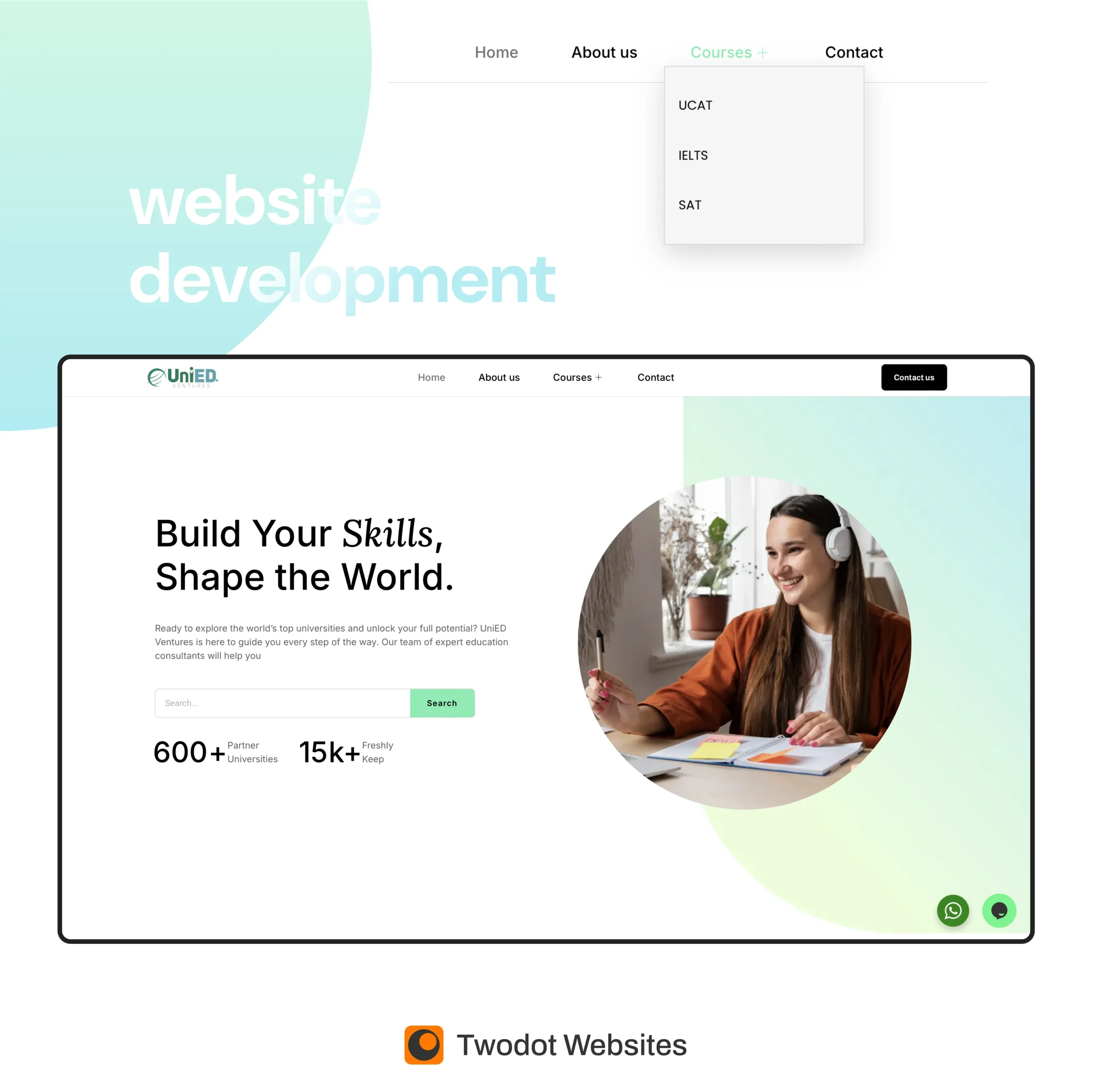 portfolio page